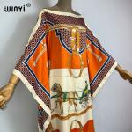 Trendy Boho Printed Maxi Kaftan Dress for Women