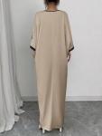 Eid V Neck Loose Kaftan Dress for Women