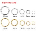 Colorful Stainless Steel Open Jump Rings Set