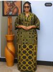 Plus Size African Print Kaftan Dress for Women