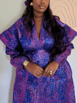Traditional African Women's Kaftan Maxi Dress