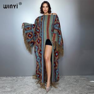 Elegant Winter Kaftan Dress for Women
