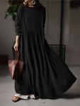 2023 Vintage Autumn Women’s Cotton Maxi Kaftan