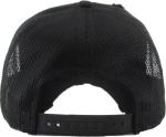 Vintage Black Mesh Adjustable Baseball Cap for Women