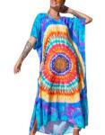 Plus Size Beach Kaftan Maxi Dress Coverup