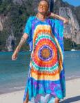 Plus Size Beach Kaftan Maxi Dress Coverup