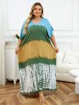 Plus Size Boho Kaftan Dress for Women