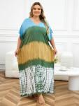 Plus Size Boho Kaftan Dress for Women