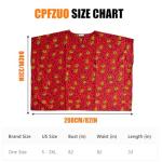 Plus Size Red African Print Kaftan for Women