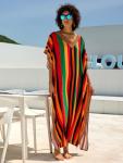 Plus Size Beach Kaftan Maxi Dress Coverup
