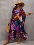 Bohemian Beach Kaftan Dress - Plus One Size