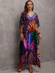 Bohemian Beach Kaftan Dress - Plus One Size