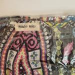 Black Multi Geometric Print Women's Kaftan