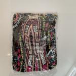 Black Multi Geometric Print Women's Kaftan