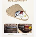 Quilted Puffer Crescent Hobo Shoulder Bag