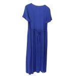 Blue Midi Kaftan Dress for Women, Size 1X