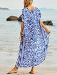Eddoyee Women's Loose Beach Kaftan Dress