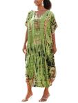 Plus Size Women's Moroccan Kaftan Bathing Suit Cover-Up