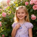 Colorful Heart Necklace for Movie Lovers