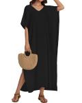 Chicgal Oversized Black Kaftan Dress for Women