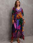 Plus Size Boho Kaftan Dress for Women