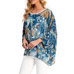 Ckikiou Floral Boho Beach Kaftan Tunic Top