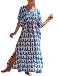 Eddoyee Women’s Loose Beach Kaftan Dress