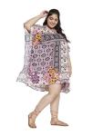 Oussum Plus Size Short Kaftan Dress for Beach
