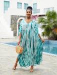 Plus Size Moroccan Kaftan Cover-Up Dress