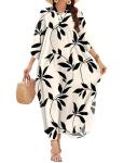 MAKABO Women's Long Sleeve Kaftan Dress Collection