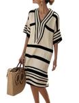 LIZALIG Women's Boho Midi Kaftan Dress S-5XL