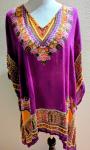 Purple Boho Kaftan Tunic for Beach Days