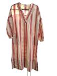 Lake Fig Stripe Pocket Maxi Kaftan Dress