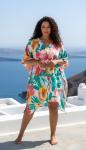 Boho Chic Plus Size Kaftan Tunic Dress