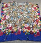 Johnny Was 2X Floral Butterfly Kaftan Dress