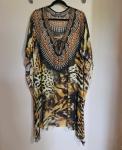 Animal Print Kaftan Coverup Dress for Beach