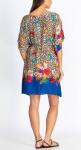Johnny Was Floral Butterfly Kaftan Dress Cover Up