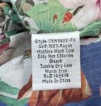 Johnny Was 2X Floral Butterfly Kaftan Dress