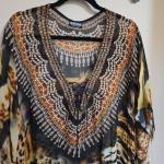 Animal Print Kaftan Coverup Dress for Beach