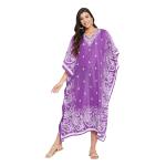 Plus Size Boho Beach Maxi Kaftan Dress