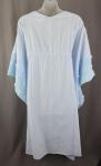 Light Blue Cotton Textured Kaftan Dress Size 2