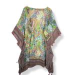 Sheer Paisley Boho Kaftan Tunic for Festivals