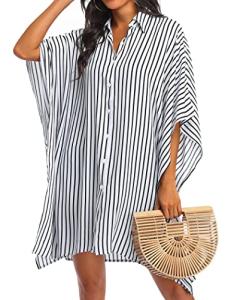 Ekouaer Women's Summer Beach Pool Coverup Kaftan