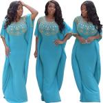 Elegant Plus Size Turquoise Kaftan for Women