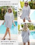 Ekouaer Women's Summer Beach Pool Coverup Kaftan
