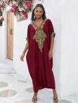 Plus Size Moroccan Kaftan Dress for Women