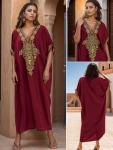 Plus Size Moroccan Kaftan Dress for Women