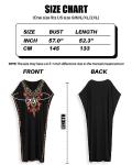 Moroccan Plus Size Embroidered Kaftan Dress