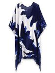 Moss Rose Floral Beach Kaftan Swimsuit Cover-Up