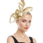 Kentucky Derby Feather & Ribbon Fascinator Hat